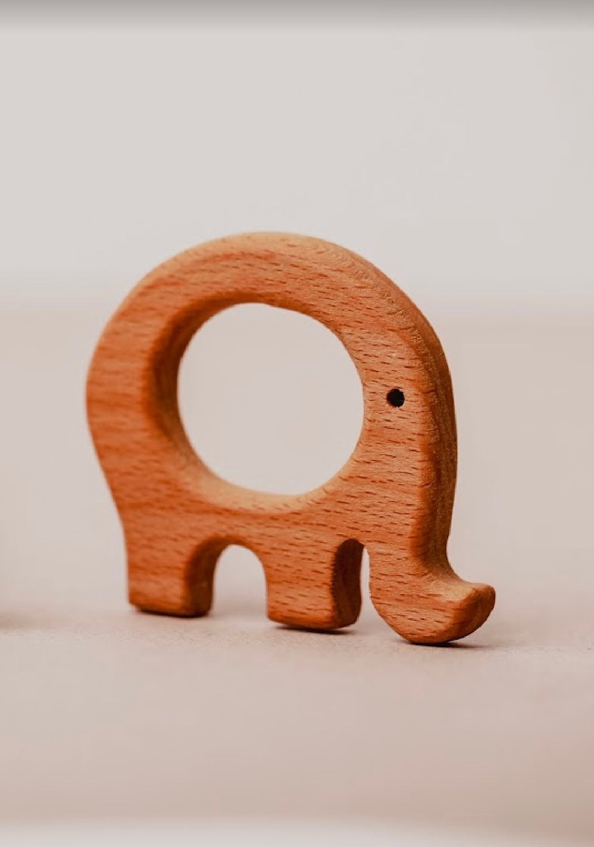 Beechwood Teether, Elephant