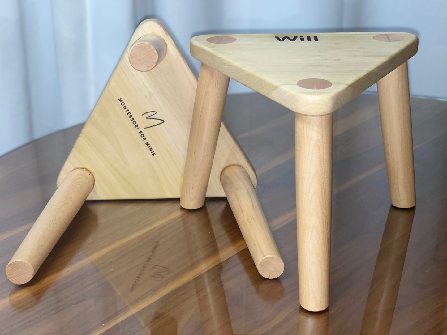 Hardwood Stool- with child’s name