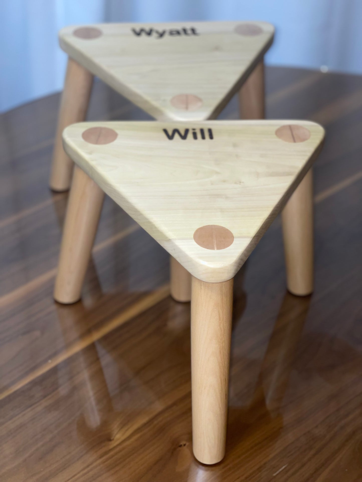 Hardwood Stool- with child’s name
