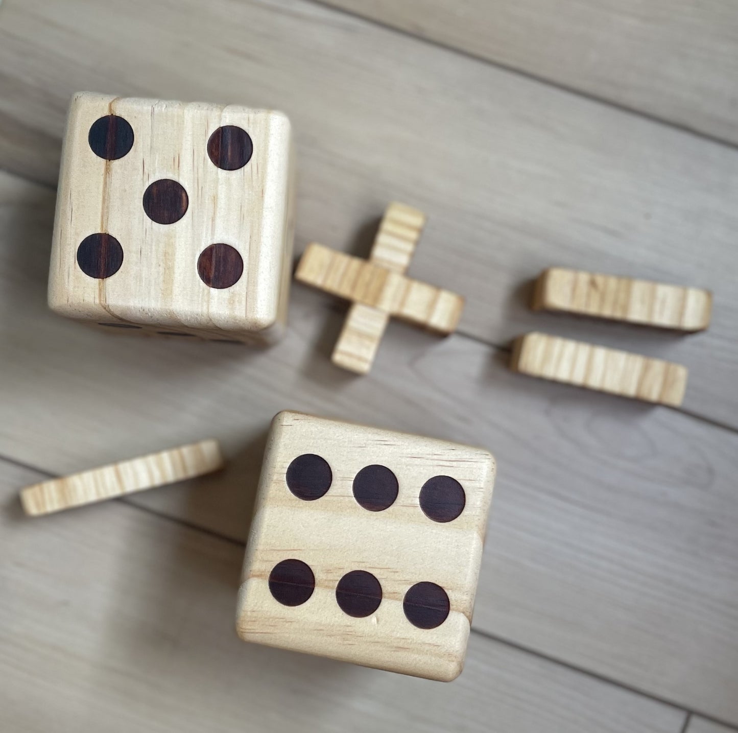 Roll & Count Activity Set - Dice with Math Symbols